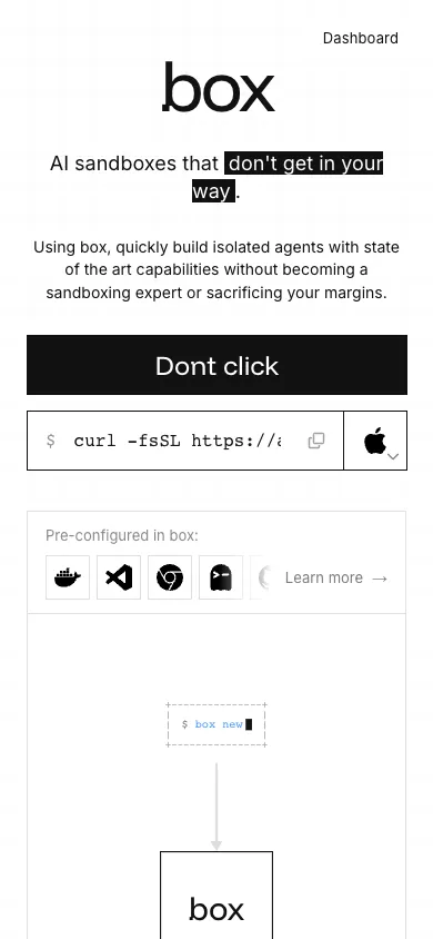 Ascii mobile homepage design evidence. Mobile viewport evidence; animated text state captured.