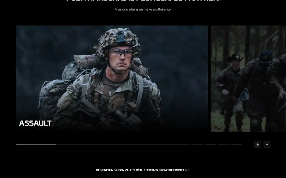 Edgerun mid-page homepage design evidence. Mid-page viewport evidence; animated text state captured.